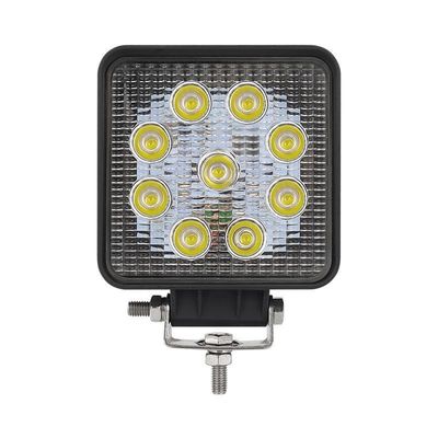 DC 12V 24V 27W Tractor Forklift Luz de trabalho LED Luz dianteira LED