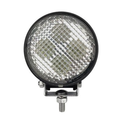 12W Lâmpada de tractor de feixe de inundação redonda 10-36V Farol LED para máquinas agrícolas