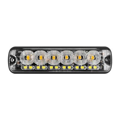 18W Lâmpada de Strobe de caminhão LED de alta luminosidade Lâmpadas de Strobe de Grelha IP67 PC Materiais de lente