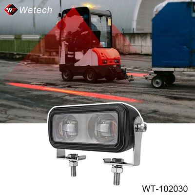 Luzes de trabalho de empilhadeira à prova d'água 12V 24V Luzes de segurança para pedestres de empilhadeira a prova d'água 30W