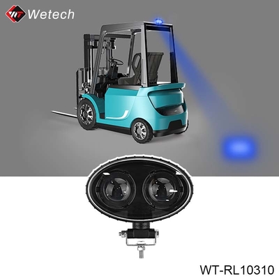 PMMA Lens Waterproof IP67 Blue LED Spot Light WT-RL10310 para caminhões e equipamentos de engenharia