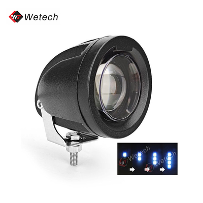 Lâmpada de Frecha Azul 8W Luz de Segurança Azul IP67