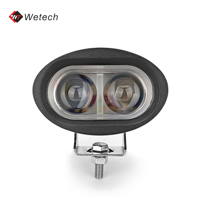 10-80V Lâmpada de aviso de segurança de empilhadeira DC IP 67 10W LED à prova d'água Luz de mancha azul para segurança no trabalho