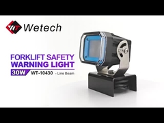 WT-10460 Luzes de Segurança Azuis para Empilhadeira 60W Lâmpada para Empilhadeira Personalizada