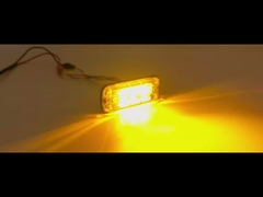 WT-D10909 Lâmpadas LED amarelo personalizadas 12W Lâmpadas de emergência para caminhões