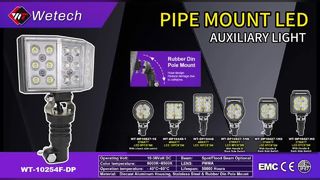 Ilumine seu trabalho: luz LED para caminhão trator de 54 W