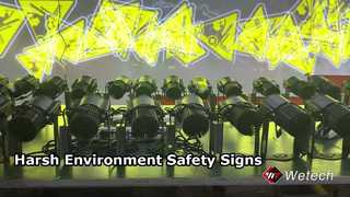 Sinais de segurança do projetor Gobo LED 240W IP65